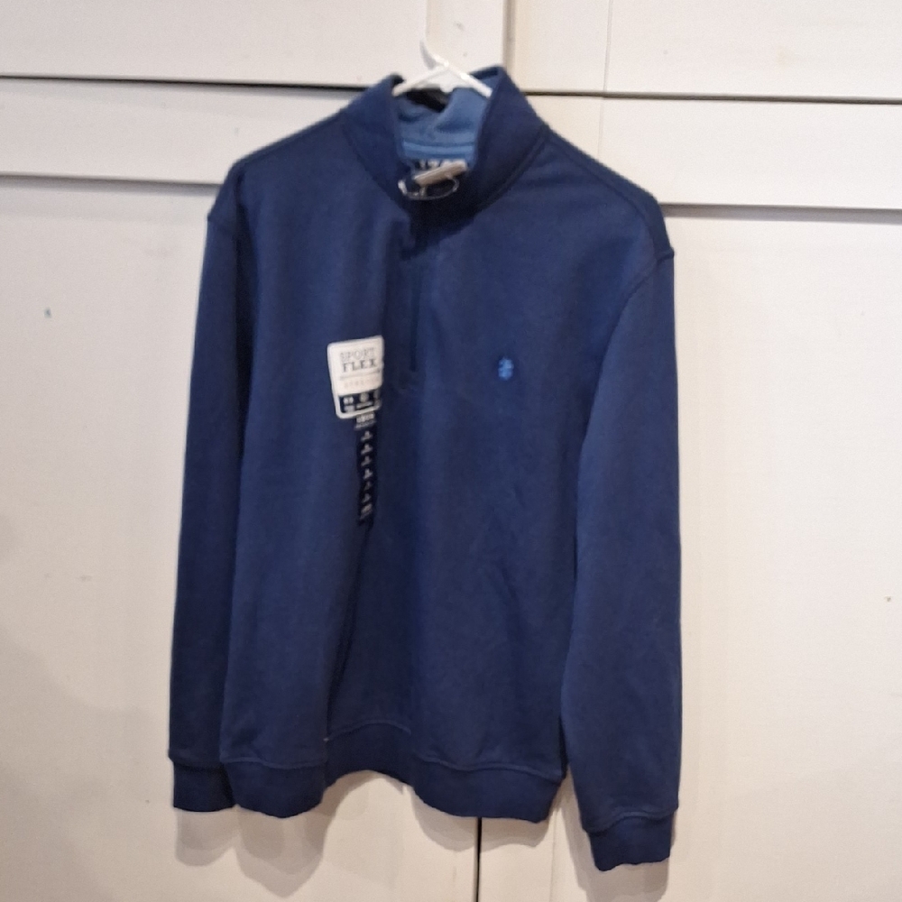 IZod Men's Navy Zip-Up Top